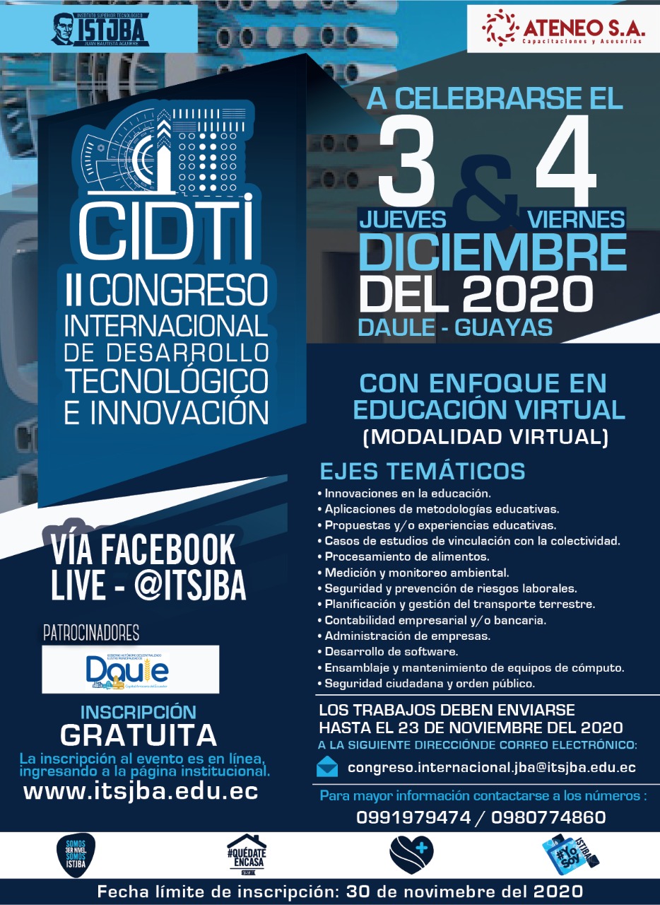 Invitación: Segundo Congreso 2020